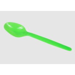 HEAVYWEIGHT TEASPOON GREEN 1000/CS
