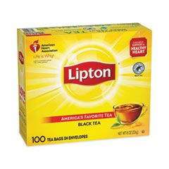 LIPTON TEA BAGS BLACK 100/PK 