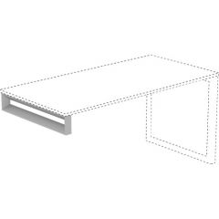 SHORT SIDE LEG FRAME 5.3Hx23.1W SILVER