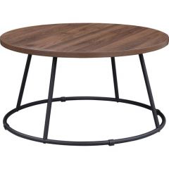 ROUND COFFEE TABLE 32" WALNUT 
