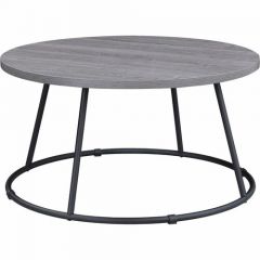 COFFEE TABLE ROUND 32"  WEATHERED CHARCOAL