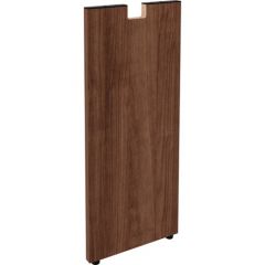 CREDENZA HALF LEG 28.5Hx12Wx1D WALNUT