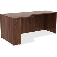 LEFT CORNER CREDENZA 29.5Hx72Wx36D WALNUT