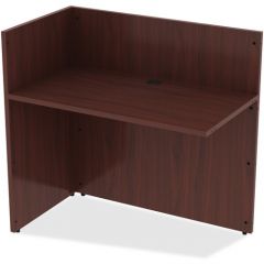 RECEPTION DESK RETURN 42x24x42 MAHOGANY