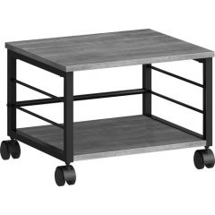 UNDERDESK MOBILE MACHINE STAND 18.7x15.7x13 CHARCOAL