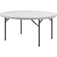 ROUND BANQUET FOLDING TABLE ULTRA-LITE 48x30 GRAY