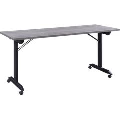 FOLDING TRAINING TABLE 63x24x30 WEATHERED CHARCOAL