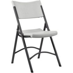 HEAVY DUTY BLOW MOLDED FOLDIN CHAIRS 4/PK 33x18.5x22 GRAY