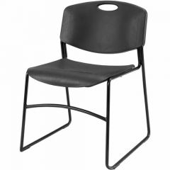 LORELL HEAVY-DUTY STANDARD  HEIGHT STACK CHAIRS 4/CS