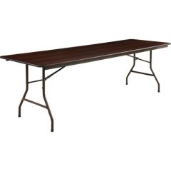 ECONOMY FOLDING TABLE 96x30 BROWN