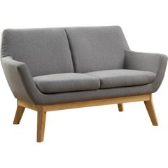 UPHOLSTERED LOVESEAT  33Hx20Wx53L GRAY