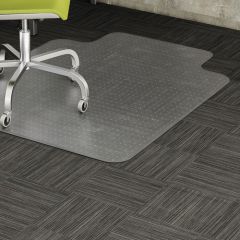 WIDE LIP LOW-PILE CHAIR MAT CARPETED FLOORS 53x45