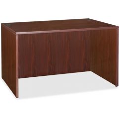 RECTANGULAR SHELL DESK 48x24x30 MAHOGANY