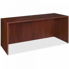 CREDENZA SHELL DESK 71x24x30 MAHOGANY