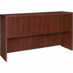 STACK-ON HUTCH W/DOORS 36Hx72Wx15D MAHOGANY