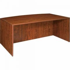 BOWFRONT DESK SHELL 70x41  CHERRY