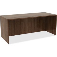 RECTANGULAR SHELL DESK 30Hx72Wx30D WALNUT