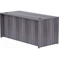 RECTANGULAR SHELL DESK 30Hx66Wx30D WEATHERED CHARCOAL