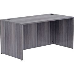 RECTANGULAR SHELL DESK  30Hx60Wx30D WEATHERED CHARCOAL