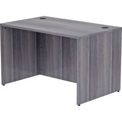 RECTANGULAR SHELL DESK 30Hx48Wx30D WEATHERED CHARCOAL