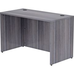 RECTANGULAR SHELL DESK 30Hx48Wx24D WEATHERED CHARCOAL
