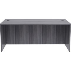 RECTANGULAR SHELL DESK 30Hx72Wx36D WEATHERED CHARCOAL