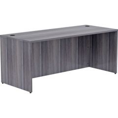 RECTANGULAR SHELL DESK 30Hx72Wx30D WEATHERED CHARCOAL