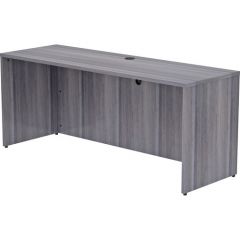 CREDENZA SHELL DESK 30Hx71Wx24D WEATHERED CHARCOAL