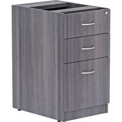 FIXED FILE B/F CABINET 28.3x16x22 WEATHERED CHARCOAL
