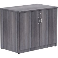 2-DOOR STORAGE CABINET 29Hx36Wx23D WEATHERED CHARCOAL