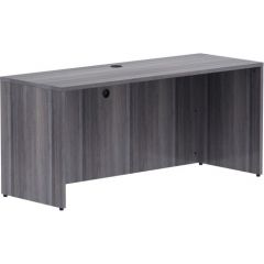 CREDENZA SHELL DESK 30Hx66Wx24D WEATHERED CHARCOAL