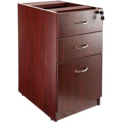BOX/BOX/FILE FIXED FILE PEDESTAL 28Hx15Wx22D MAHOGANY