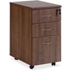 BOX/BOX/FILE MOBILE FILE CABINET 28.4Hx15.8Wx22D WALNUT