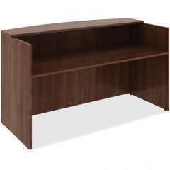 FRONT RECEPTION DESK  72Wx36Dx42H WALNUT