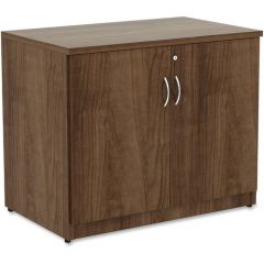 2-DOOR STORAGE CABINET 29.5Hx36Wx22.5D WALNUT