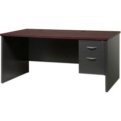 RIGHT PEDESTAL DESK 66Wx30D BOX/FILE LAMINATE/STEEL
