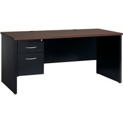 LEFT PEDESTAL DESK 66Wx30D BOX/FILE LAMINATE/STEEL