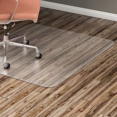 NON-STUDDED CHAIR MAT HARD FLOOR 60Lx46W CLEAR