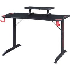 GAMING DESK 36Hx48Wx26 RED/BLACK