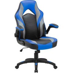 HIGH BACK GAMING CHAIR BLUE/BLACK/GRAY