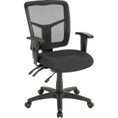 ERGOMESH MANAGERIAL MESH MID BACK OFFICE CHAIR BLACK