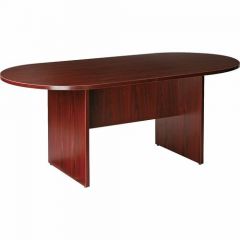 OVAL CONFERENCE TABLE 36Lx72Wx30H MAHOGANY