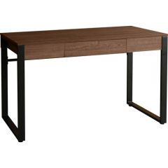 DESK WITH CENTER DRAWER 30Hx47Wx24D WALNUT