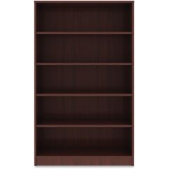 BOOKCASE 5 SHELVES 60Hx36Wx12D MAHOGANY
