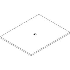 RECTANGULAR CONFERENCE  TABLETOP 60Wx48D GRAY ELM