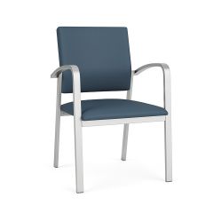 GUEST CHAIR 24x24x36  BLUE/BLACK