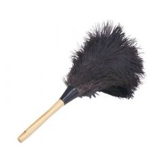 PREMIUM OSTRICH FEATHER DUSTER 11" PLUME 28" LONG
