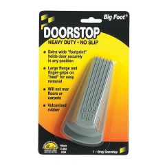 BIG FOOT DOORSTOP GRAY 12/CS 