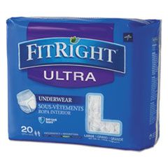 MEDLINE FITRIGHT PROTECTIVE  UNDERWEAR LARGE 40" -56" WAIST 