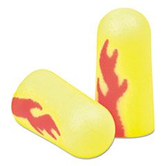 E-A-R SOFT BLASTS EARPLUGS  CORDLESS FOAM YELLOW NEON/RED 